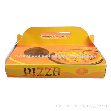 Handle Pizza Box, Available in Various Colors and Sizes, Best Quality with Low-price